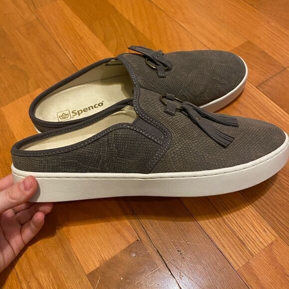 Spenco Bindie Embossed Suede Slip-on - Picture 6 of 12